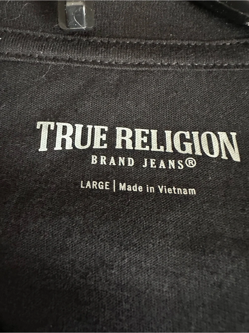 NWT TRUE RELIGION Men's Short Sleeve Buddha Crew Neck Tee Size L. MSRP $59